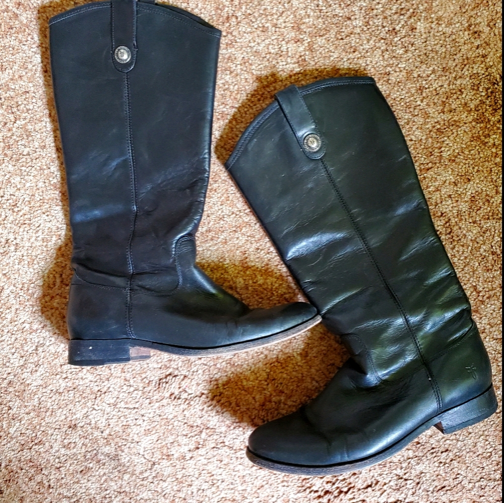 Frye | Melissa Riding Boots Black 9